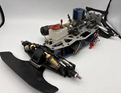 For parts Kyosho engine car 4WD chassis vintage rare - image 1 of 4