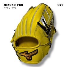 Unused item! MIZUNO PRO Glove Hard Baseball Infield Yellow Black Gold Yellow