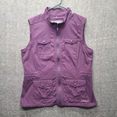 Eddie Bauer Vest Womens XL Travex Voyager Regular Fit Utility Outdoors Hiking