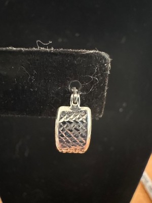 #1570 Creolen 14 Karat Weißgold