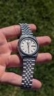 Vintage Seiko 5 Automatic - White Sand Dial - Red Seconds Hand - Ref. 7009-3040