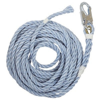 FALLTECH 8149 Vertical Lifeline,Blue,Steel Hardware 60XH11