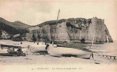 ETRETAT LE HAVRE 76 Seine-Maritime Les Falaises a maree basse