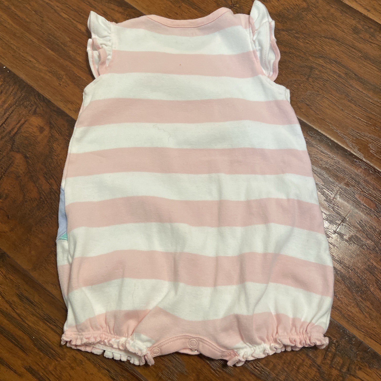 Girl’s 9 Month Summer One Piece Romper Striped