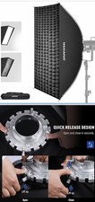 Neewer NS16S Rectangular Softbox 24x35in Double Diffusion Honeycomb Grid