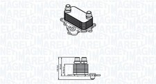 MAGNETI MARELLI Ölkühler, Motoröl 350300004700 für ALFA ROMEO