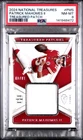 2024 NATIONAL TREASURES TREASURED PATCHES #PMS PATRICK MAHOMES II 10/49 PSA 8