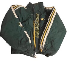 Vintage Starter Pro Line Green Bay Packers Puffer Jacket kids medium 90s