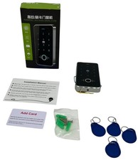 RFID Fingerprint Access Controller Waterproof Touch Keypad Reader with Keychains