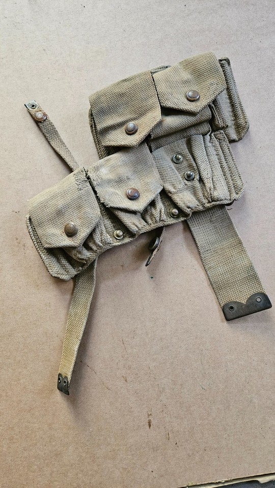 British Pattern Original British 1908 pattern 5 cell ammo pouch | eBay UK