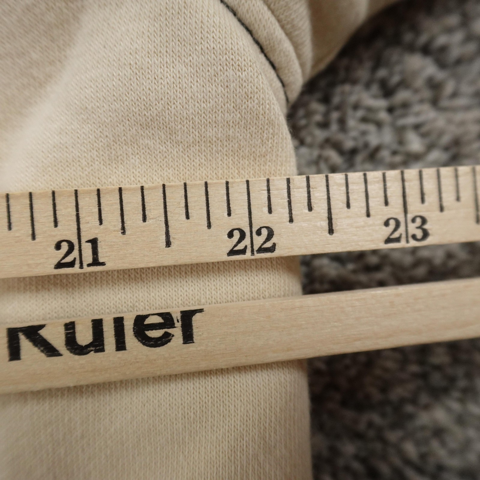 NEW True Religion Hoodie Mens L Beige Buddha Sherpa Full Zip Sweatshirt Jacket thumbnail 10