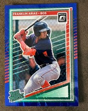 Franklin Arias 2025 Donruss #175 OPTIC Blue Velocity PRIZM Red Sox Prospect