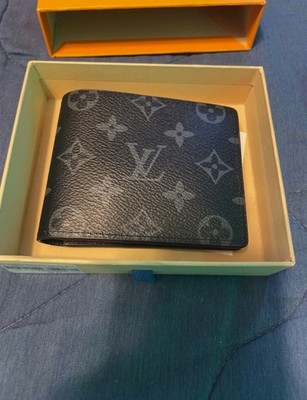 Louis Vuitton Multiple Monogram Slender Canvas Black Men s Wallet
