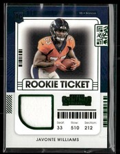 2021 Panini Contenders Javonte Williams Rooki...