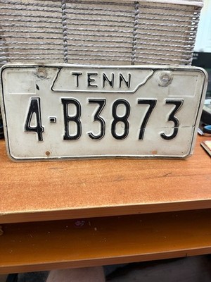 Vintage  License Plate Tag TENN Tennessee 4-B3873