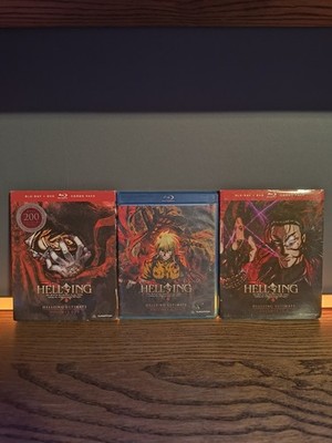 Funimation Hellsing Ultimate Blu-ray/DVD Combo Pack Vol I-X Slipcase TV Series