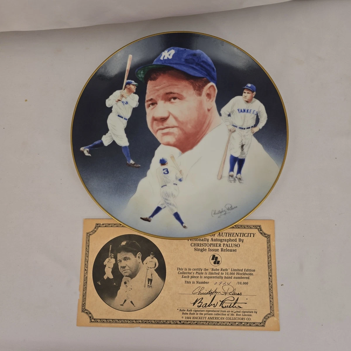 25+ Baseball Babe Ruth Original Vintage Sports Plates for sale