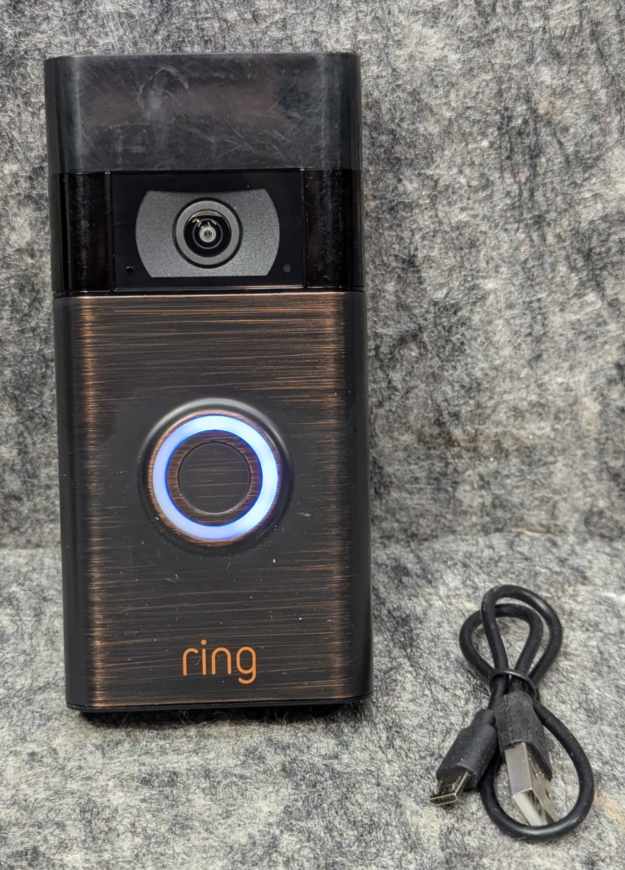 Wireless Ring Video Doorbell 2nd Gen with Rechargeable Battery 5UM5E5