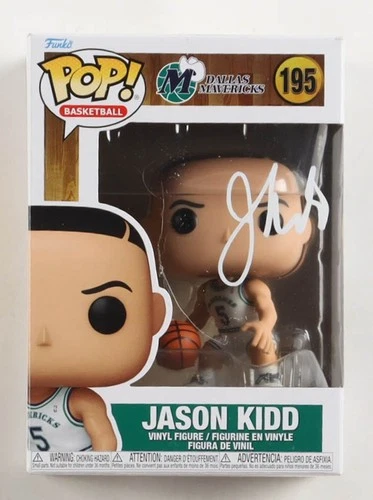 Jason Kidd Signed Mavericks #195 Funko Pop! Vinyl Figure