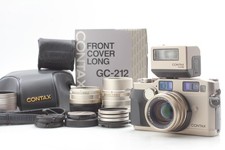 3 objectifs [ All Top MINT w/ GD-2 ] Contax G2 D Camera 28 90 45mm TLA 200...