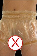 Latex Rubber Gummi ruffles Boxer Shorts panties underwear brief customized 172