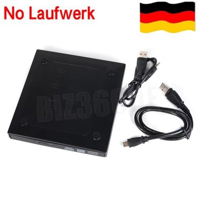 ABS External USB2.0 Case Optical Drive Enclosure Für 9.5mm SATA DVD CD Burner
