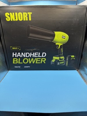 Snjort Max+ Handheld Blower 200 MPH 765 CFM High Power Electric Tested