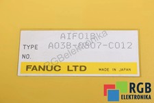 A03B-0807-C012 FANUC - Reconditionné - Garantie 12 mois