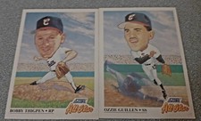 1991 Score All-Star Baseball Card Lot Ozzie Guillen & Bobby Thigpen.