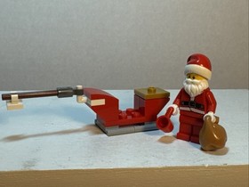 Lego City Mini Figs Set 60133 Christmas Advent Calendar Santa Sleigh Hockey