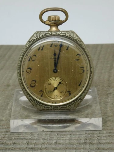 Antique Men's Art Deco 1923 ELGIN Pocket Watch Model 3 7J Grade 303 Size 12s