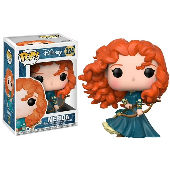 Pixar Disney Funko Pop! Merida 324 Vinyl Figure Brave Movie In Box 4&Quot; Bow Arrow