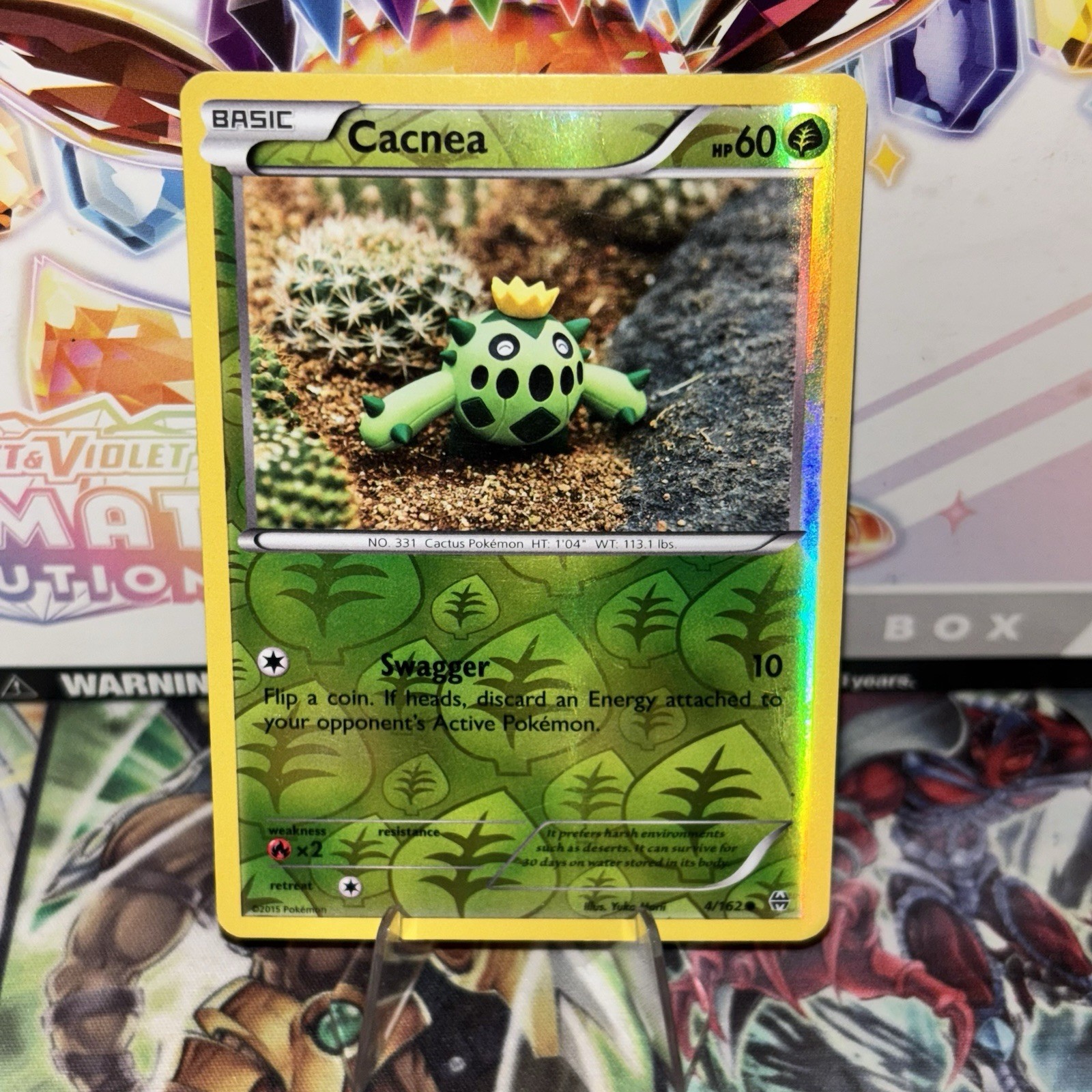 Cacnea 4/162 Breakthrough Reverse Holo