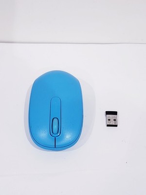 Genuine Microsoft Wireless Mobile Mouse 1850 (Blue) With Receiver