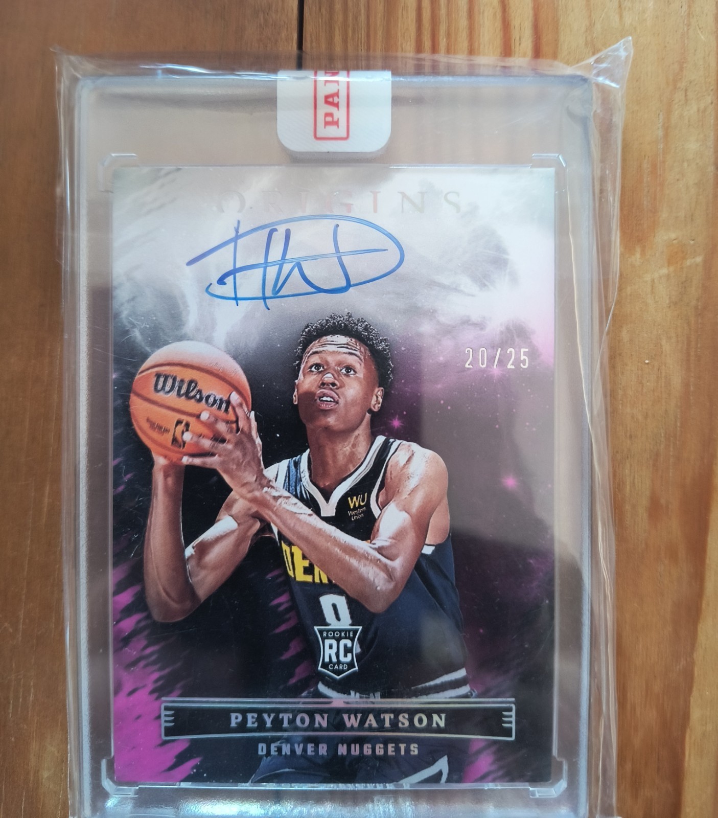 2022-23 Panini Origins - Rookie Autographs Peyton Watson SEALED and CLEAN /25
