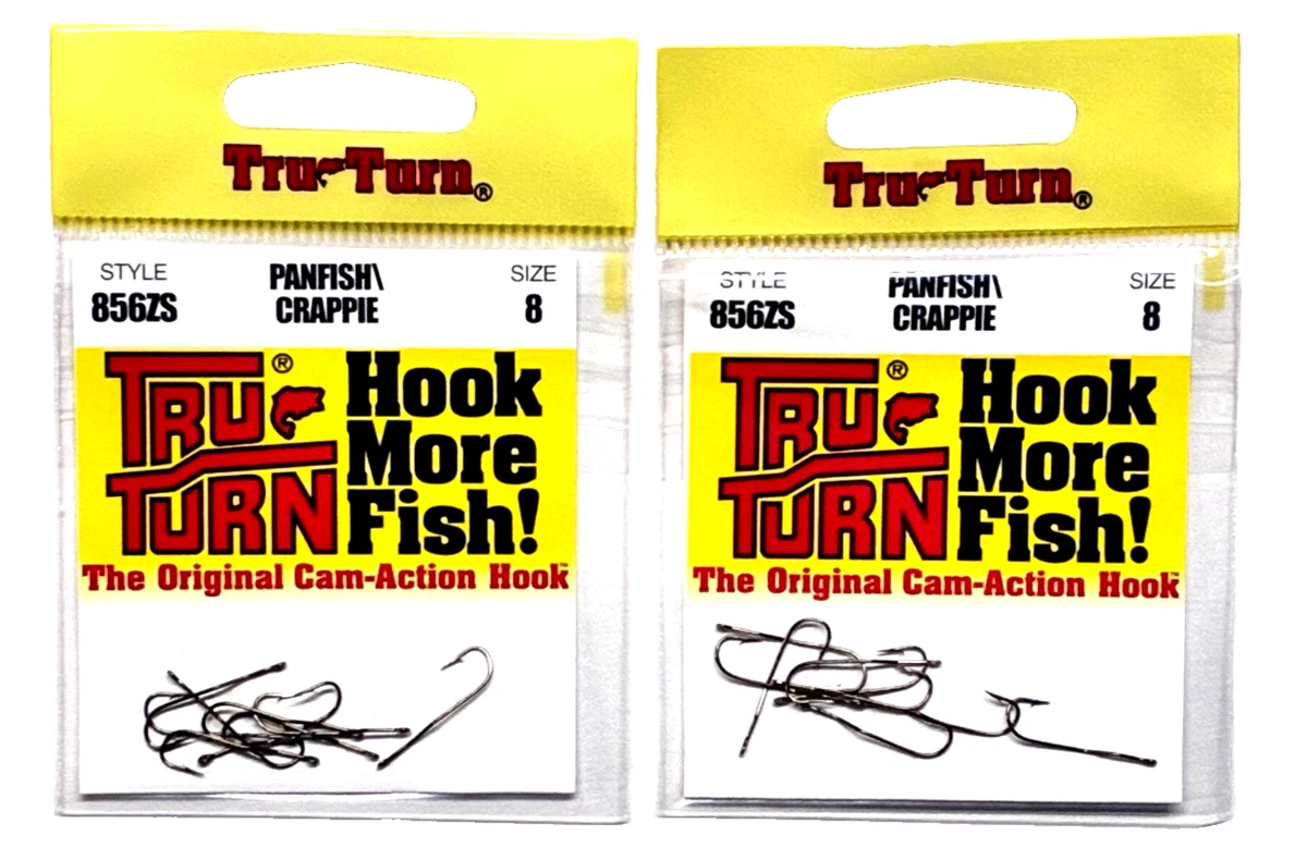 2 Confezioni Di Ami Da Pesca Tru-Turn 307G Bronzo &ndash; Taglia 8, Con Terminale