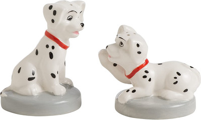 Disney 101 Dalmatians Puppies Sculpted Ceramic Salt & Pepper Shaker
