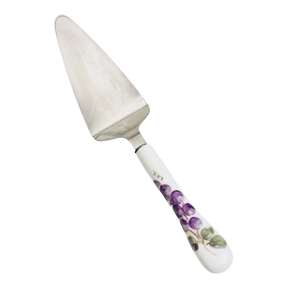 Vtg Ceramic/Porcelain Pie/Cake Server with a Floral Motif of