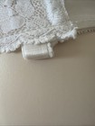 Carnival Long LineBra Open Back Strapless White Lace Boning Garter Loops 34C — photo 9