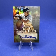 2025 Panini Crusade Benito Santiago /99 Past Time Silver Auto #PTS-BS - Padres