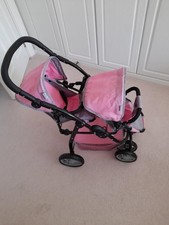 Silver Cross doll's tandem stroller. Excellent condition.Seldom used, never out.