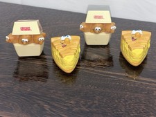1989 4 Lickety Splits Rolling Food Racers Lot Burger King Kid's Club Meal Toys