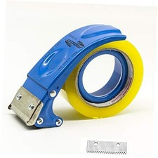 Metal Handheld 2 Inch Tape Gun Dispenser Packing Packaging Sealing Cutter Blue