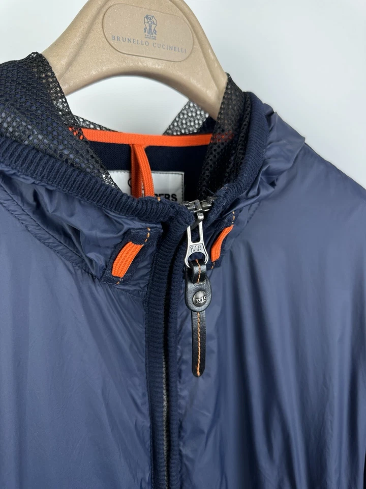 Men’s Parajumpers Johnson Jacket Hoodie Medium On Perfect Condition Navy Blue M - Image 3 of 4