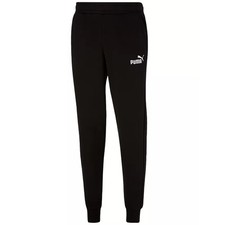 Puma Ess Embroidery Logo Pant Fl Cl Us - 846810-51 - Puma Black/Puma White - L