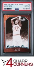 2009 UPPER DECK GREATS OF THE GAME #42 LARRY BIRD HOF PSA 10