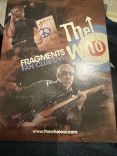 The Who ~ Fragments Fan Club Tour DVD Pete Townsend, Roger DaltryDISC COND VG
