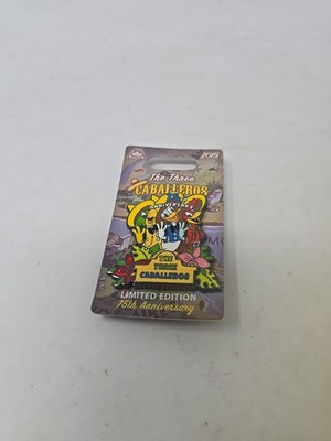 Disney The Three Caballeros 75th Anniversary Pin LE 3000 Jose Panchito Donald