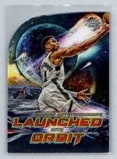 2023-24 Topps Chrome Cosmic #LIO-15 Giannis Antetokounmpo Launched Into Orbit