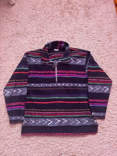  Vintage Sergio Tacchini Fleece Multicolor Size M